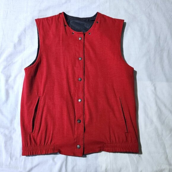 Tokyu Vest Unisex Adult Reversable Blue and Red Size Small - Picture 6 of 12